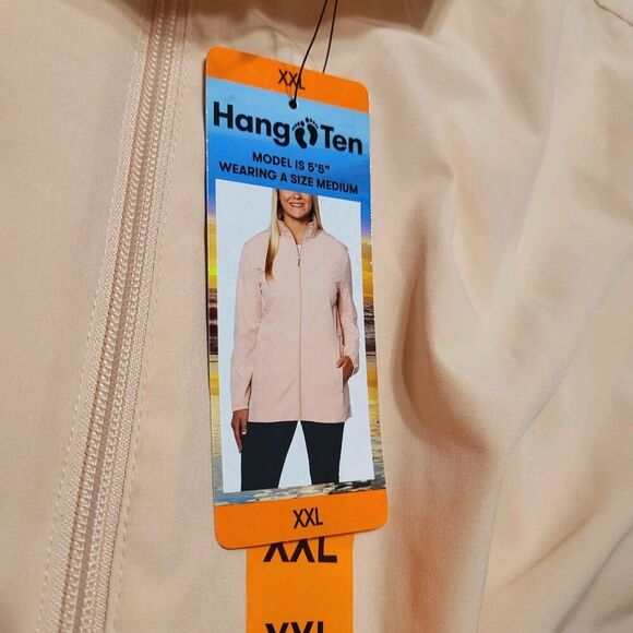 Hang Ten Women's UPF 50+ Water Repellant Casual Jacket PINK XXL New Neutral - Picture 5 of 15
